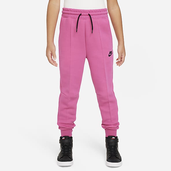 Neutrals Pink Tech Fleece Pants Tights. Nike